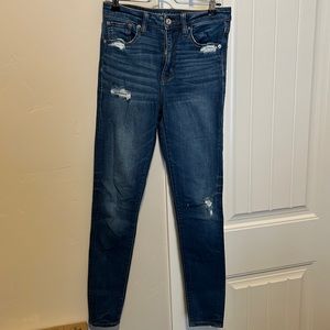Womens American Eagle Super High Rise Jegging 6 Long